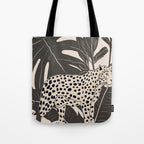 Minimal Jungle Abstract Art 2 Tote Bag Gallery Image 1