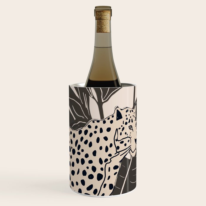 Minimal Jungle Abstract Art 2 Wine Chiller Gallery Image 3