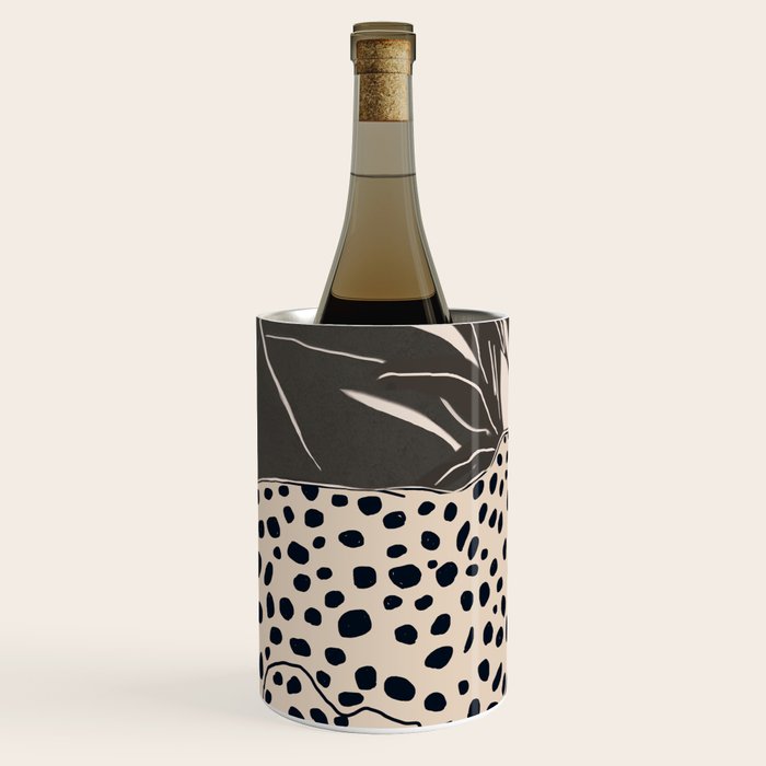Minimal Jungle Abstract Art 2 Wine Chiller Gallery Image 1