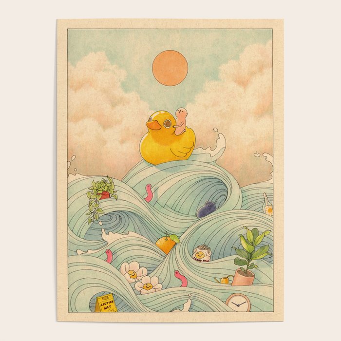 Duck at Sea Poster Gallery Image 4