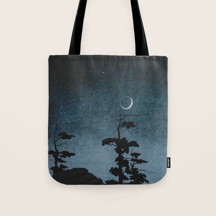 Walter Prichard Eaton - In Berkshire fields - 1920 - vintage Ombre Night Sky Tote Bag Gallery Image 1