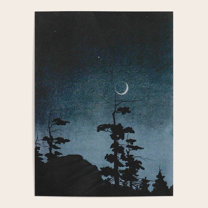 Walter Prichard Eaton - In Berkshire fields - 1920 - vintage Ombre Night Sky Poster Gallery Image 1