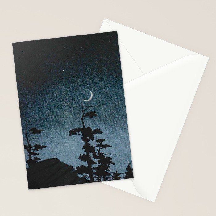 Walter Prichard Eaton - In Berkshire fields - 1920 - vintage Ombre Night Sky Stationery Card Gallery Image 2