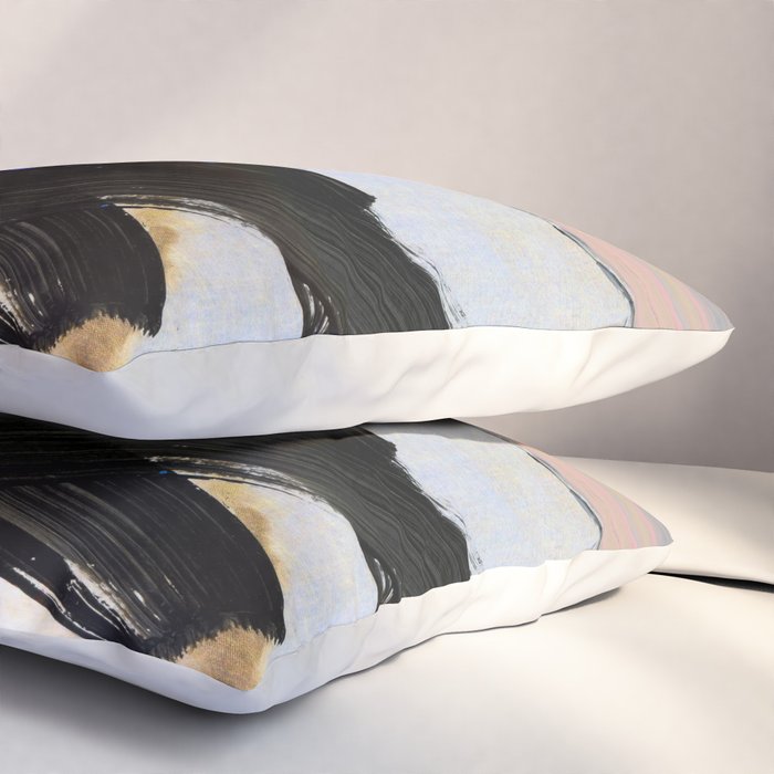 Picture of a Lady With Paint Smears Pillow Sham Gallery Image 3