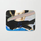 Picture of a Lady With Paint Smears Bath Mat Gallery Image 1