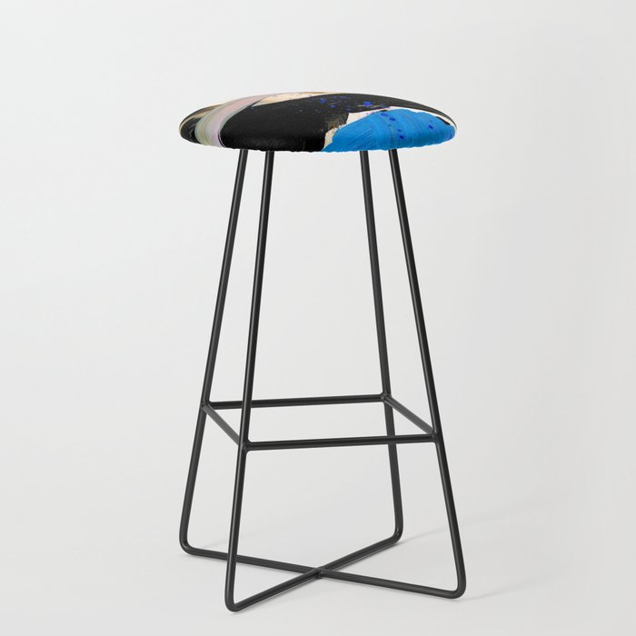 Picture of a Lady With Paint Smears Stool Gallery Image 1