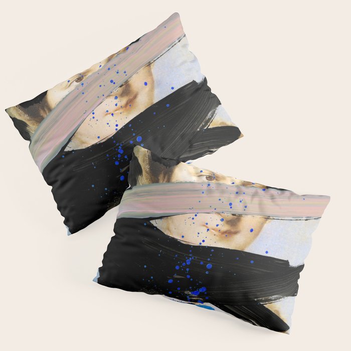 Picture of a Lady With Paint Smears Pillow Sham Gallery Image 1