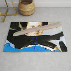 Picture of a Lady With Paint Smears Rug Gallery Image 1