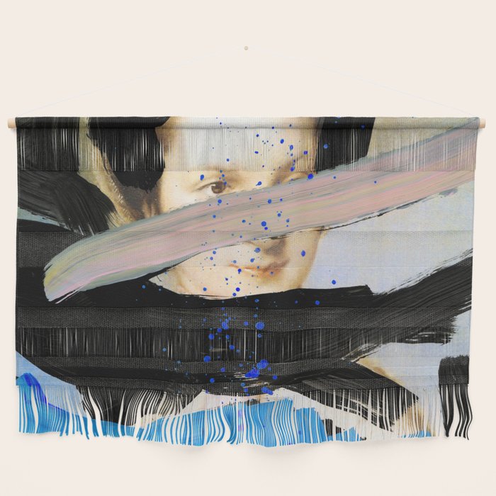 Picture of a Lady With Paint Smears Wall Hanging Gallery Image 1
