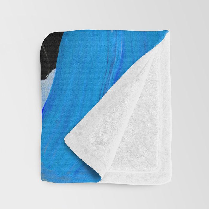 Picture of a Lady With Paint Smears Throw Blanket Gallery Image 3