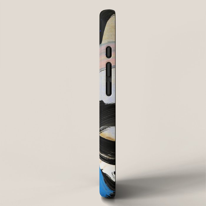Picture of a Lady With Paint Smears iPhone Case Gallery Image 2