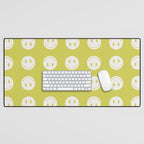 Happy Thoughts Lime Desk Mat Gallery Image 1