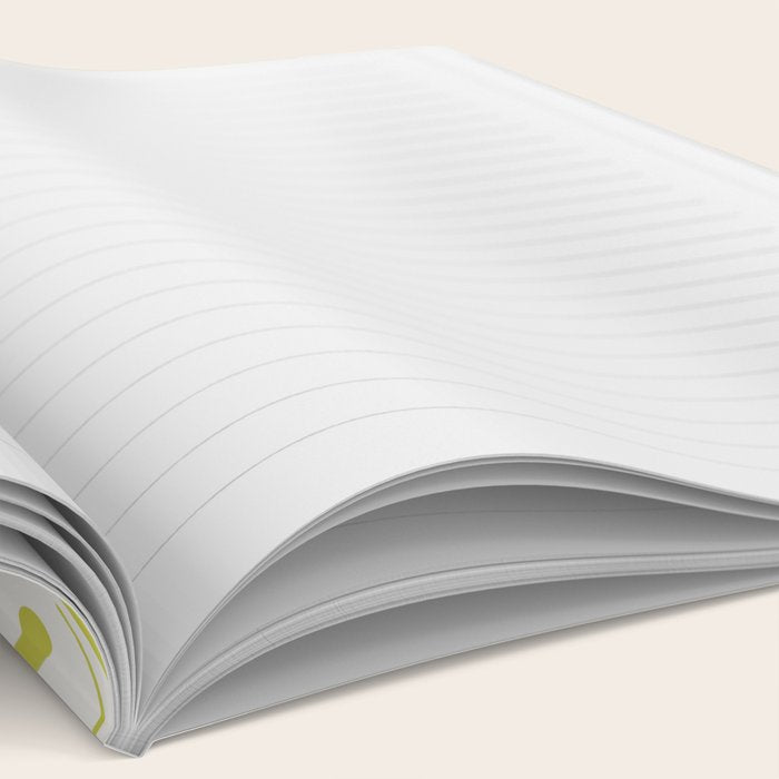Happy Thoughts Lime Notebook Gallery Image 2