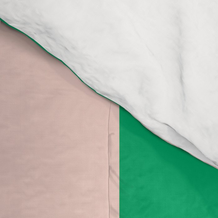 Vibrant green and beige stripes Comforter Gallery Image 4