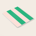 Vibrant green and beige stripes Notebook Gallery Image 3
