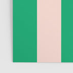 Vibrant green and beige stripes Poster Gallery Image 3