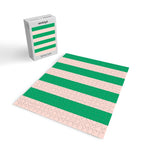 Vibrant green and beige stripes Jigsaw Puzzle Gallery Image 2