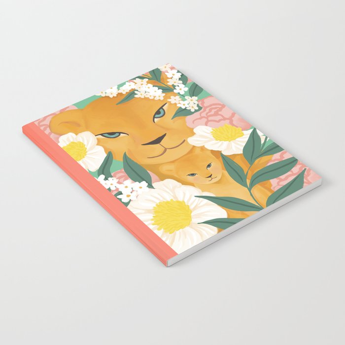 Mother Lion and Cub I Notebook Gallery Image 1