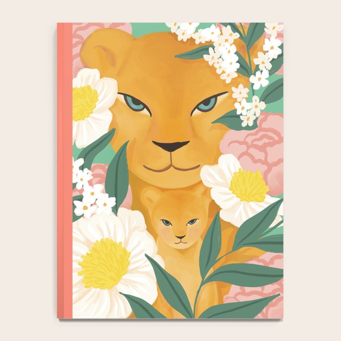 Mother Lion and Cub I Notebook Gallery Image 4