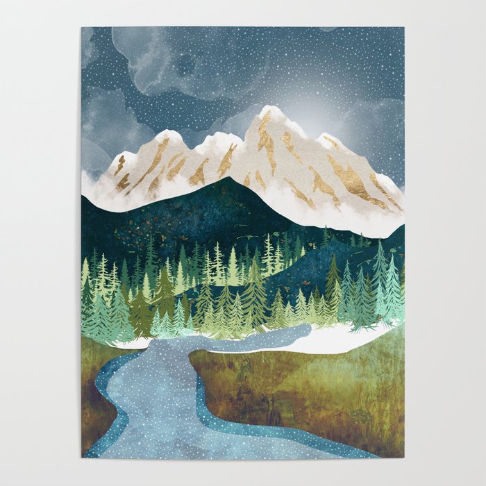 Mountain River Poster Gallery Image 1