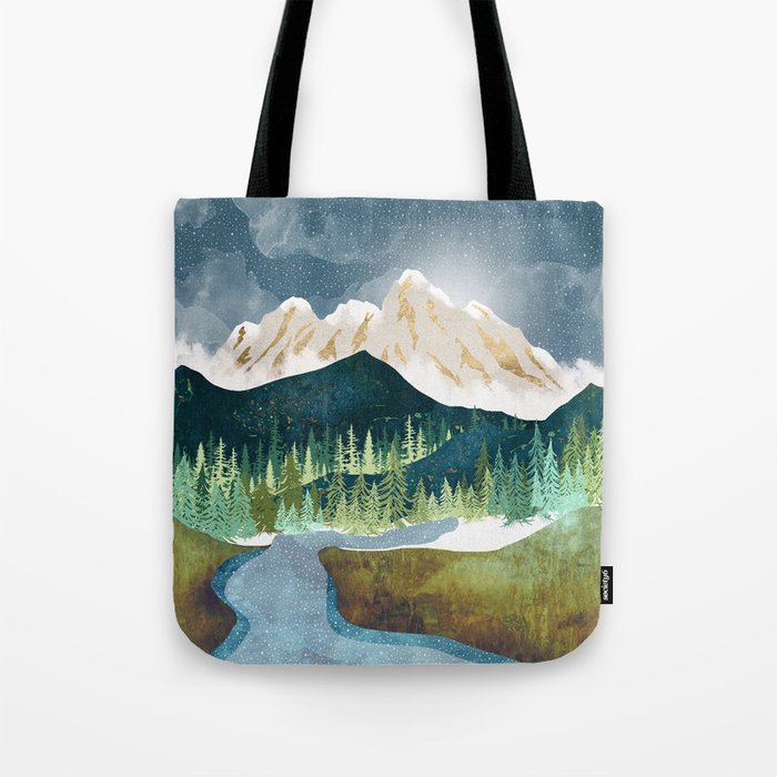 Mountain River Tote Bag Gallery Image 1
