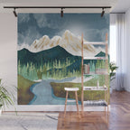 Mountain River Wall Mural Gallery Image 1