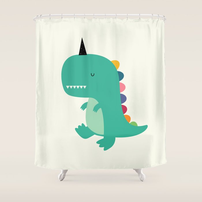 Dinocorn Shower Curtain Gallery Image 1