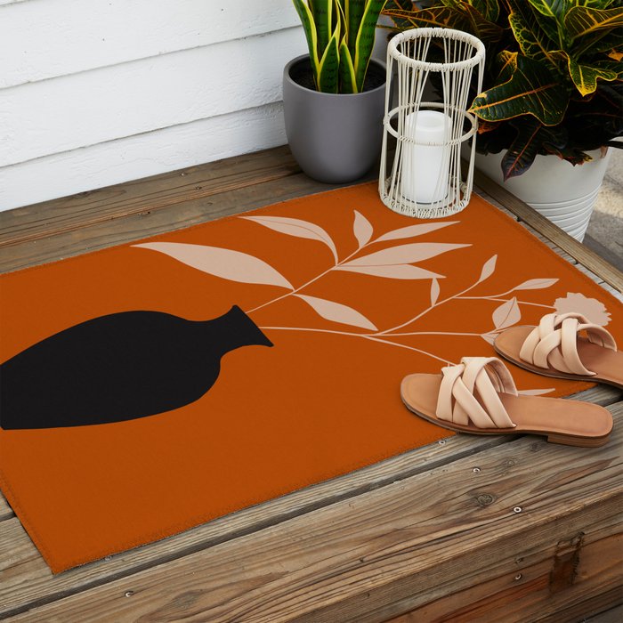minimal plant 75 Outdoor Rug Gallery Image 2