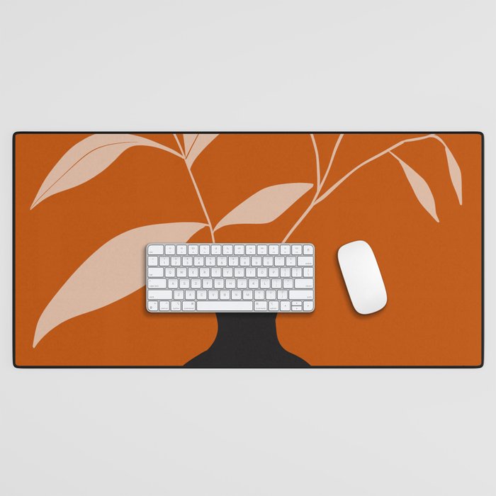 minimal plant 75 Desk Mat Gallery Image 1