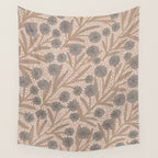 Summer Garden / Pink & Gray Wall Tapestry Gallery Image 4