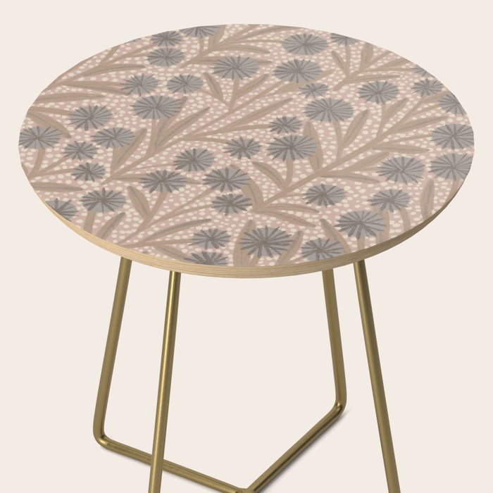 Summer Garden / Pink & Gray Side Table Gallery Image 2
