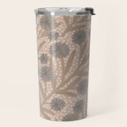 Summer Garden / Pink & Gray Travel Mug Gallery Image 2