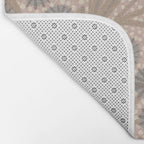 Summer Garden / Pink & Gray Bath Mat Gallery Image 2