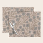 Summer Garden / Pink & Gray Placemat Gallery Image 1