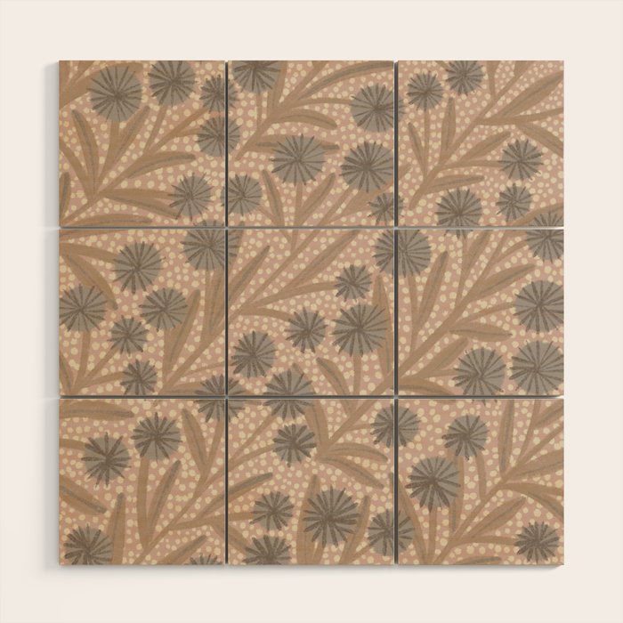 Summer Garden / Pink & Gray Wood Wall Art Gallery Image 1