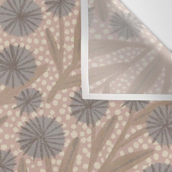 Summer Garden / Pink & Gray Wall Tapestry Gallery Image 3