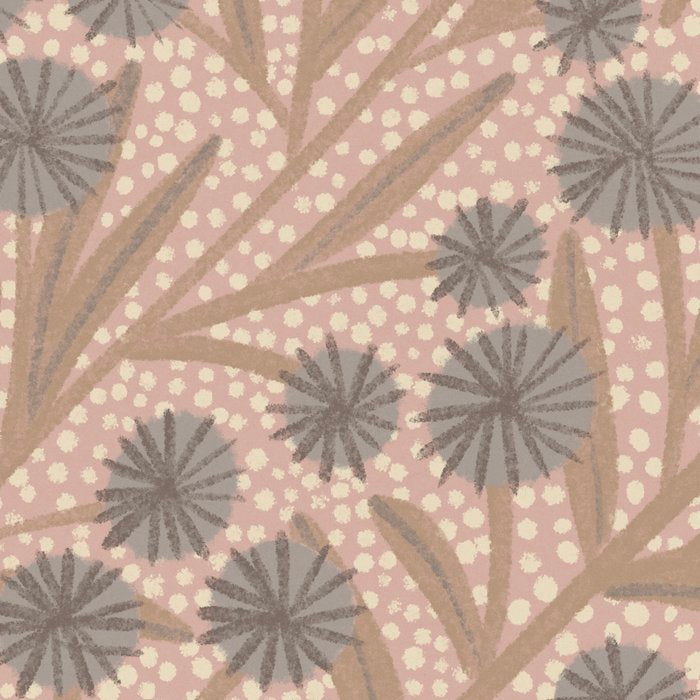 Summer Garden / Pink & Gray Coffee Mug Gallery Image 2