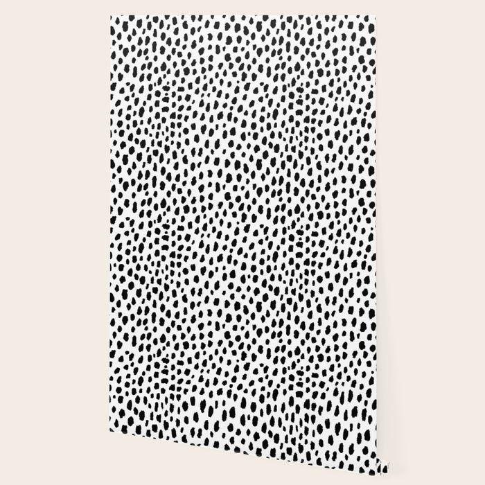 Dalmatian Spots (black/white) Wallpaper Gallery Image 2