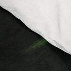 Abstract botanical-Leaf black  Comforter Gallery Image 4