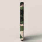Abstract botanical-Leaf black  iPhone Case Gallery Image 2