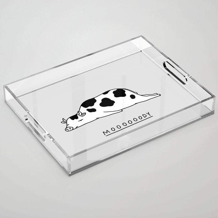 Moooooody Acrylic Tray Gallery Image 1