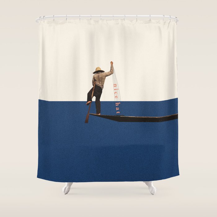 Fishing for compliments Shower Curtain Gallery Image 1