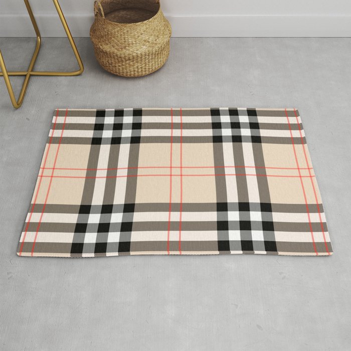 Scottish Cage Luxury Plaid Pattern Rug Gallery Image 1