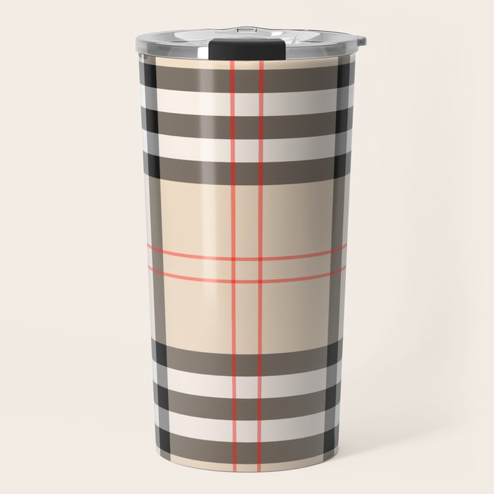 Scottish Cage Luxury Plaid Pattern Travel Mug Gallery Image 1