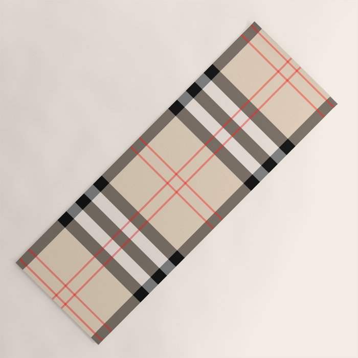 Scottish Cage Luxury Plaid Pattern Yoga Mat Gallery Image 1