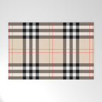 Scottish Cage Luxury Plaid Pattern Welcome Mat Gallery Image 1