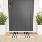 Scottish Cage Luxury Plaid Pattern Welcome Mat Gallery Image 3