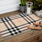 Scottish Cage Luxury Plaid Pattern Outdoor Rug Gallery Image 2