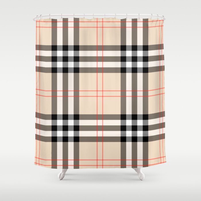 Scottish Cage Luxury Plaid Pattern Shower Curtain Gallery Image 1