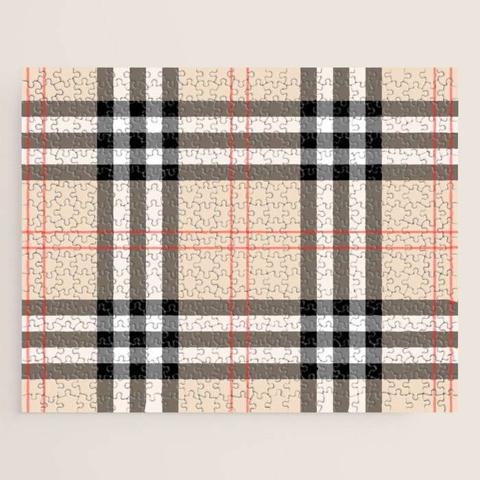 Scottish Cage Luxury Plaid Pattern Jigsaw Puzzle Gallery Image 1